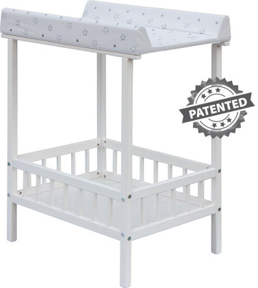 Prebaľovací pult Scarlett Spájka Hviezdička biely