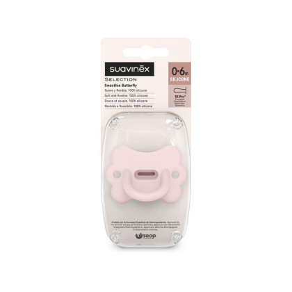 Cumlík fyziologické silikón Butterfly 0-6 m SX PRO Colour Essence Suavinex