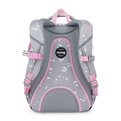 Študentský batoh Oxy Scooler Grey geometric OxyBag
