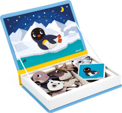 Magnetibook Polárne zvieratká Magnetická kniha Janod