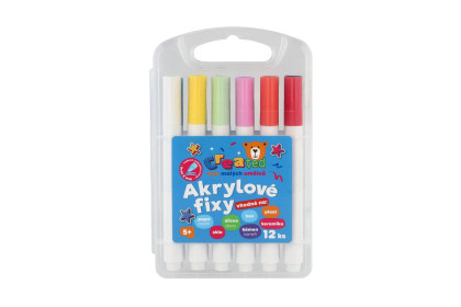 Akrylové fixky 12 ks created