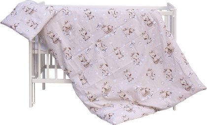 Obliečky do postieľky 2dielne Fiki 135 x 100 cm Scarlet