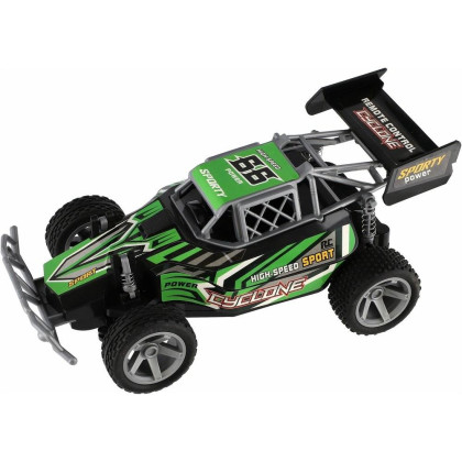 Auto RC Buggy rýchlostný 23 cm 27MHz na batérie zelené