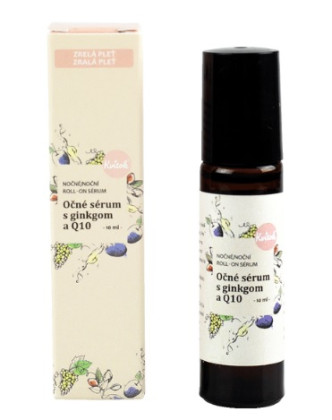 Roll-on očné sérum s ginkgom 10 ml Kvitok