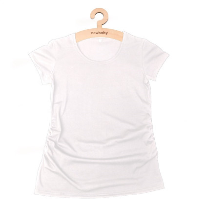 Tehotenské tričko New Baby biela