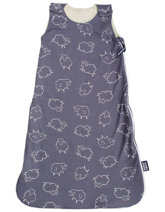 Merino spací vak pre bábätko Šedé ovečky Kaarsgaren