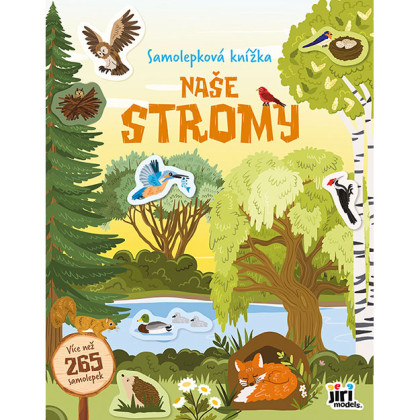Samolepková knižka Naše stromy