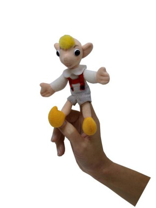 Prstový maňuška Hurvínek 15 cm
