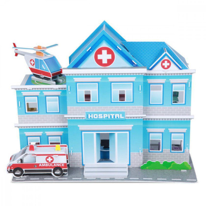 3D puzzle - Nemocnica Fiesta Crafts