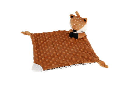 Zaspávač babyted hryzátko, hrkálka plyš 25x25 cm 0 m+