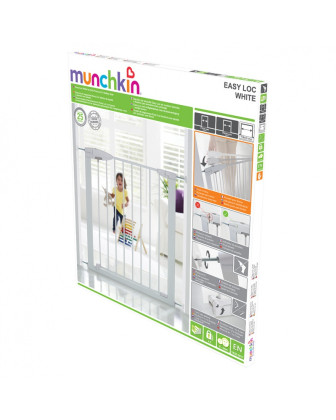 Detská zábrana Easy Loc Biela Munchkin