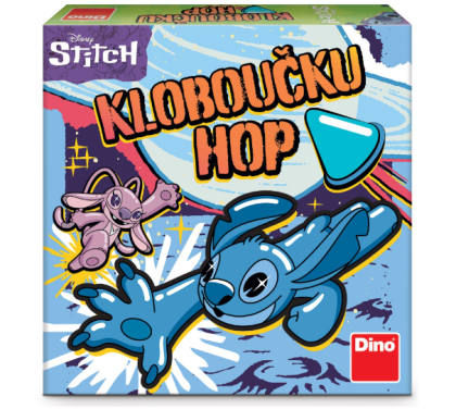 Klobúčik hop detská hra Stitch