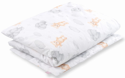 Súprava obliečok 2dielne 100 x 135 cm Medvedík s balónikmi Infantilo