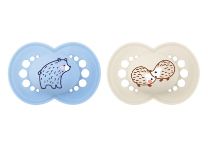 Cumlík Original Colors of Nature silikón 6 m+ so steril. boxom 2 ks MAM