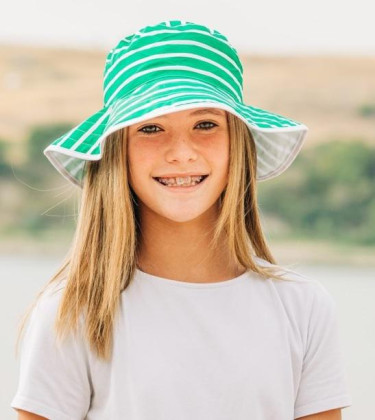Detský klobúčik s UV Kidz Striped obojstranný