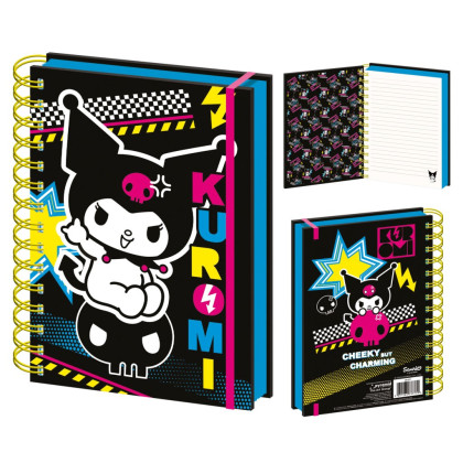 Krúžkový blok A5 Kuromi