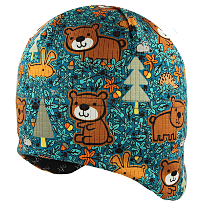 Funkčná čiapka na uši Picowinter Lesný zver RDX Modrá