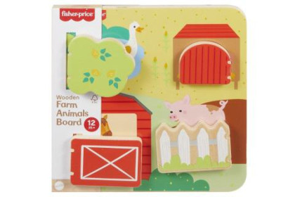 Drevená hra na schovávačku zvieratká Fisher Price