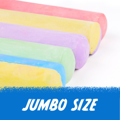 Kriedy chodníkové Jumbo s 2 držiakmi 24 ks Jarmelo