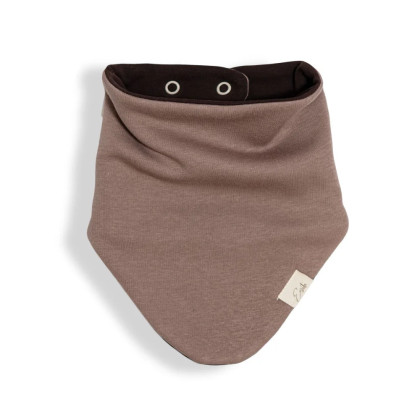 Šatka na krk bavlna Warmkeeper brown Veľ. 0 - 3 roky Esito