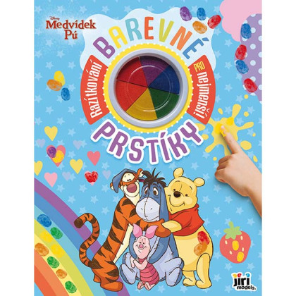 Farebné prstíky Macko Pú