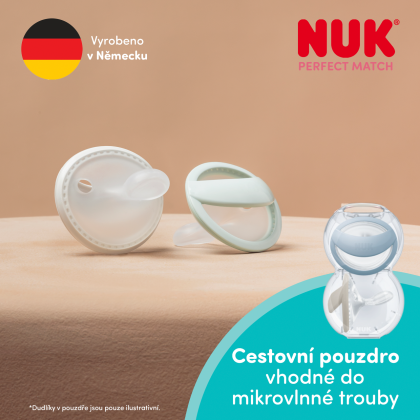 Cumlík Perfect Match 0-6 m 2 ks v boxe Nuk