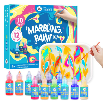 Sada na mramorovanie 12 farieb Jarmelo