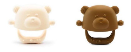 Silikónové hryzátko Glitre 3 m+ Kidnort