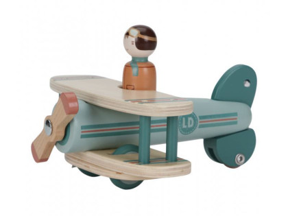 Lietadlo drevené Little Dutch