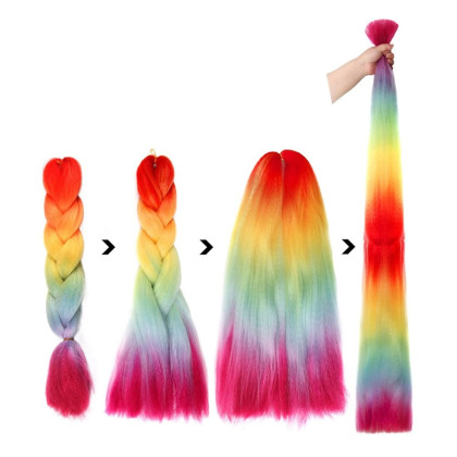 Pletený vrkôčik Jumbo 60 cm FunCo
