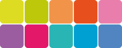 Pečiatkovacie vankúšiky Stampo IZINK PIGMENT 10 ks - Žiarivé farby