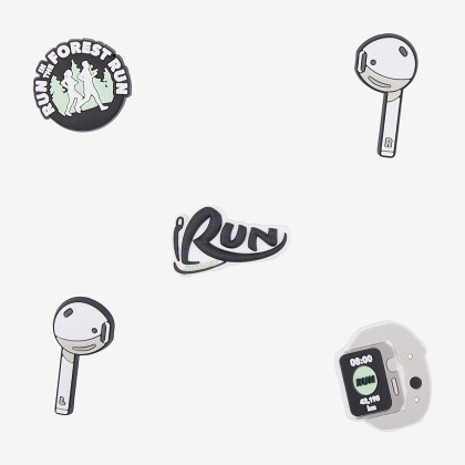 Amulety - ozdoby na topánky Amuletz Love from the first run mix Coqui