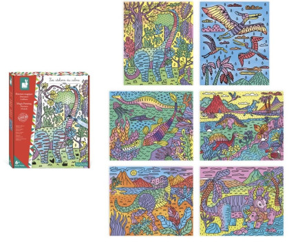 Sada maxi Maľovanie Dinosaurus Janod Atelier
