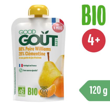 Good Gout BIO Hruška s klementínkou (120 g)