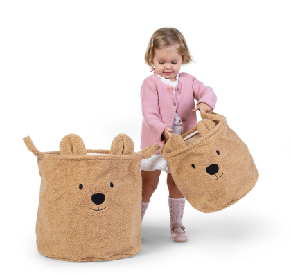 Kôš na hračky Teddy Beige 30 x 30 x 30 cm Childhome
