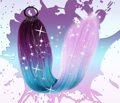 Vrkôčik s gumičkou Mermaid Fantasy 60 cm