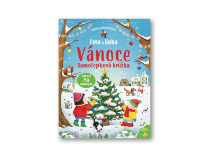 Ema a Kuba - Vianoce - Samolepková knižka Kate Nolan
