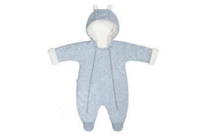 Zimná podšitá kombinéza s kapucňou wellsoft Bodka Baby Service