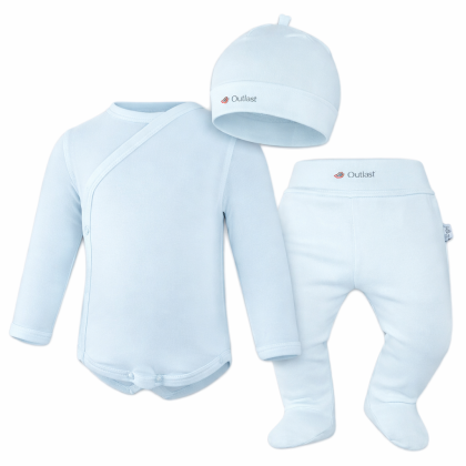 Novorodenecká sada tenká Outlast® bledomodrá Little Angel