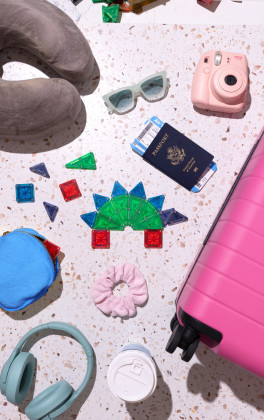 Magnetická stavebnica microMAGS Travel Set 26 dielov