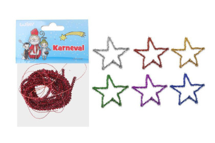 Hviezdička 55mm, skladačka, 6ks