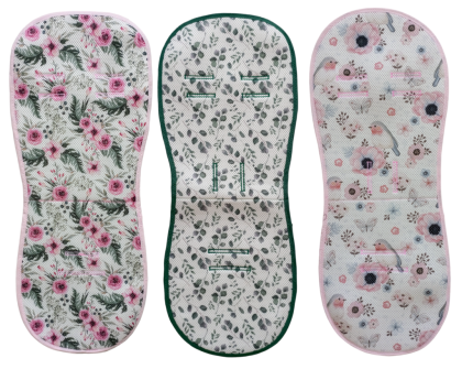 Letná vložka do kočíka proti poteniu z 3D sieťoviny