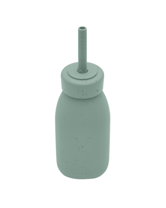 Fľaša so slamkou Platinum Silicone KikkaBoo