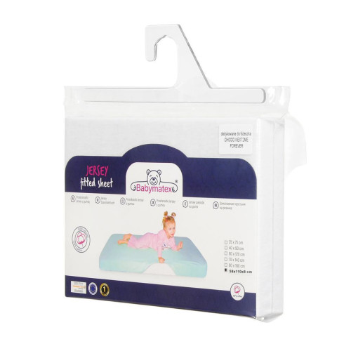 Prestieradlo jersey s gumou 58 x 110 x 8 cm Babymatex