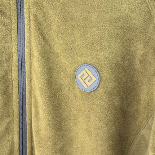 Detská športová outdoorová mikina Khaki Pidilidi