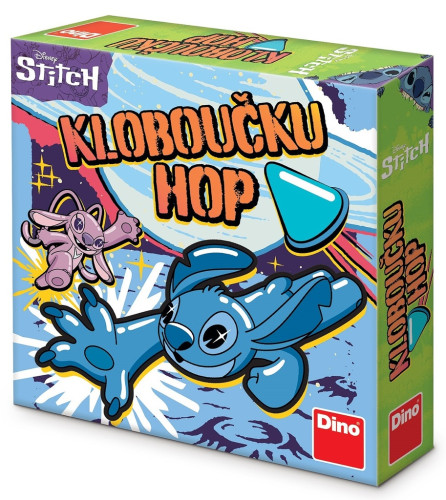 Klobúčik hop detská hra Stitch