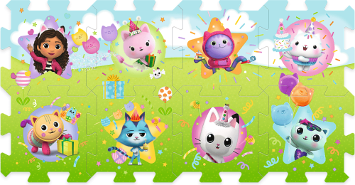 Penové puzzle Gabby 2024 32 x 32 x 1,5 cm Trefl