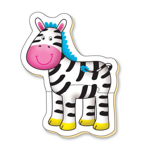 Puzzle pre najmenších - zvieratká v džungli 2.