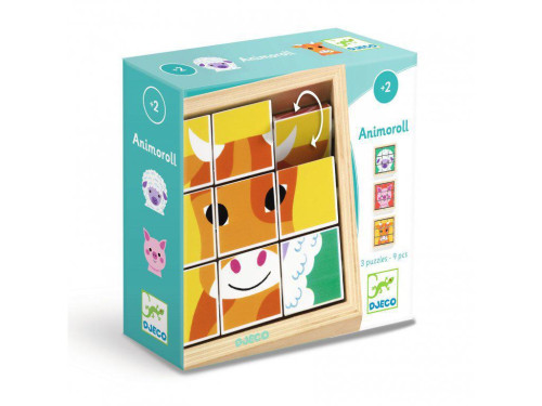 Otáčavé puzzle Farma Djeco