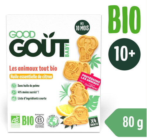 Good Gout BIO Citrónové zvieratká 80 g